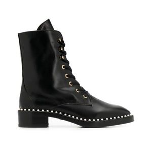 Stuart Weitzman Sondra pearl lined boots